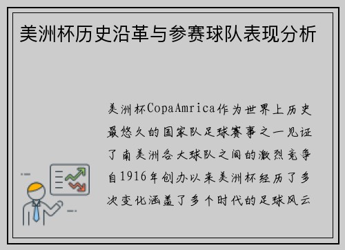 美洲杯历史沿革与参赛球队表现分析